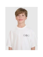 Chlapčenské tričko oversize s potlačou 4F 4FJRSS25TTSHM2640-11S