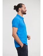 Russell Athletic 566M Pánske elastické polo tričko z piké 10.566M classic red Russell Athletic 566M Pánske elastické polo tričko z piké 10.566M classic red