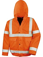 Result R 217X Bezpečnostná zimná bunda „Blouson“ 30.217X fluorescenčná oranžová