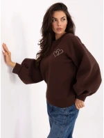 IT BL mikina H2349.65 tmavohnedá