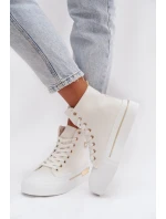 Tenisky na platforme model 223604 Vykročte štýlovo