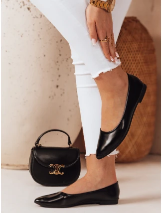 ILLARI dámske baleríny s hrotmi čierne FashionStreet ZY0772