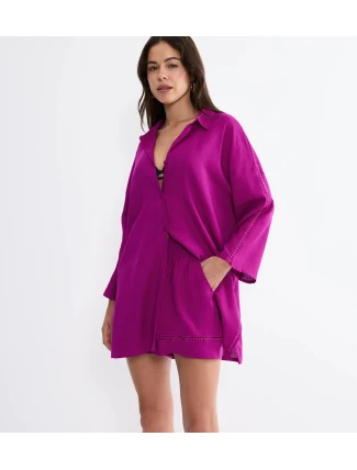 Letné oblečenie Boyfriend Shirt 01 - RED - TRIUMPH RED - TRIUMPH