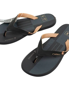 Športová obuv Rider pánske R1 Prime pohodlné žabky black