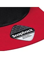 Beechfield B 610C 5-panelová snapbacková čiapka s kontrastným lemom 53.610C čierna/žltá