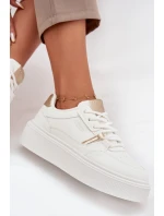 Damskie Sneakersy Na Platformie Big Star SS274359 Białe