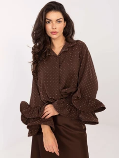 Košeľa IT KS 8381 1.64 hnedá