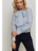 Dámska košeľa Kokarda Modro-biela - Bubala