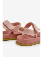 Dziecięce Sandałki Na Rzep Pachnące ZAXY LL385002 Jasnoróżowe