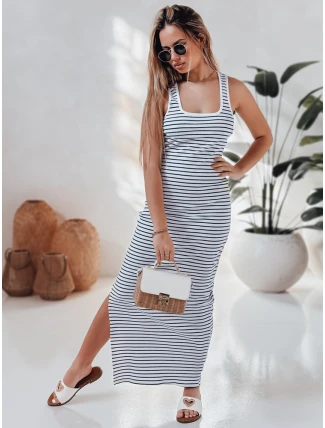 SUMMER LOVE one size maxi šaty bielo-modré FashionStreet EY2611
