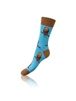 Darčeková krabica zábavných bláznivých ponožiek 4 páry CRAZY SOCKS BOX - BELLINDA - červená