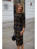 Dámska súprava M377 hnedá a čierna - La Aurora