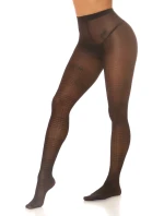 Dámske sexy pančuchy so vzorom čierne - Koucla