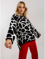 Sveter RV SW 14276.09X biela čierna Sveter RV SW 14276.09X biela čierna