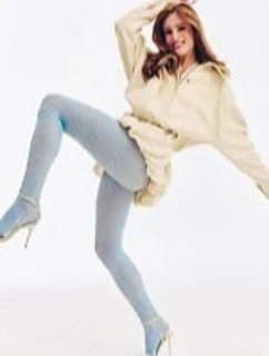 Tenké pančuchy - vzor SAVANA