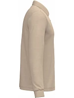 Kariban K 243 Pánske polo tričko s dlhým rukávom z piké 20.K243 light sand Kariban K 243 Pánske polo tričko s dlhým rukávom z piké 20.K243 light sand