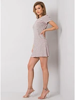 Šaty TW SK G 076.81P, bielo-červené