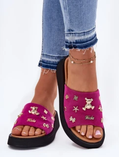 Žabky na platforme model 213954 Krok vo veľkom štýle