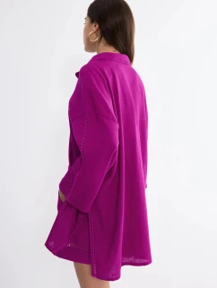 Letné oblečenie Boyfriend Shirt 01 - RED - TRIUMPH RED - TRIUMPH