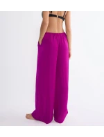 Letné saténové nohavice - ČERVENÉ - TRIUMPH ČERVENÉ - TRIUMPH