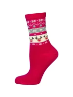 Vianočné ponožky pre celú rodinu XMASS SOCKS - BELLINDA - červené
