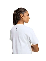 Dámske tričko adidas Animal Graphic, biele, KT9719