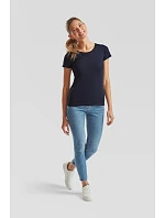 Fruit of the Loom Lady-Fit Iconic 195 T Dámske tričko z hrubej bavlny 16.1424 light graphite