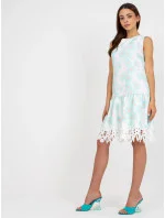 Dámske šaty 506985 1.26 bielo-mint - FPrice