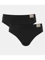 Pánske nohavičky GO Natural Brief C2P - BLACK - black 0004 - SLOGGI