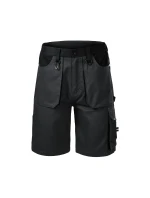 Woody pracovné šortky pánske ebony gray
