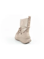 Lee Cooper dámske zimné športové topánky zimné trekkingové zateplené béžové prírodné kožené dámske