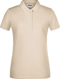 Daiber 8009 Dámske polo tričko z bio bavlny 02.8009 stone