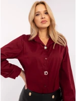 Košeľa DHJ KS 20132.04P bordová