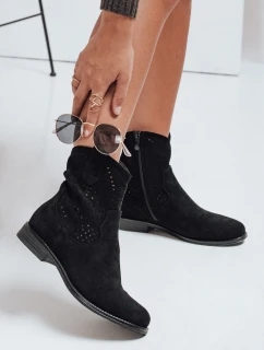 Dámske jesenné čierne čižmy FashionStreet ZY1037