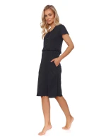 Dámske tehotenské tričko 4543 čierne - Doctornap