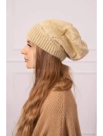 Dámska čiapka Ingrid K371 beige