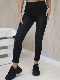 Džínsové nohavice čierne