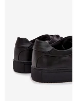 Skórzane Trampki Sneakersy Męskie Big Star SS174121 Czarne