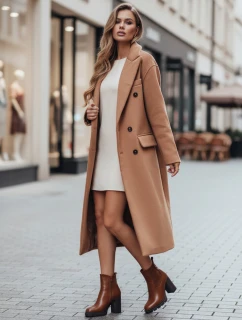 Dámske hnedé čižmy na podpätku FashionStreet ZY1306