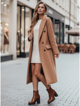 Dámske hnedé čižmy na podpätku FashionStreet ZY1306 Dámske hnedé čižmy na podpätku FashionStreet ZY1306