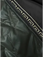 Dámska bunda S'West s ozdobným prešívaním Dark Green (B8146-10)