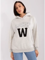 Mikina EM BL 656 3.99P svetlo šedá