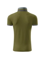 Polokošeľa Collar Up avokádovo zelená