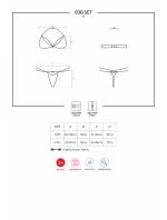 Krásny set 838 - SET black - Obsessive