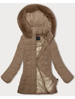 Dámska zimná prešívaná bunda J Style beige (16M9119-62)