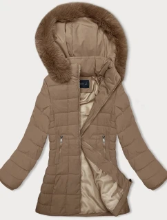 Dámska zimná prešívaná bunda J Style beige (16M9119-62)