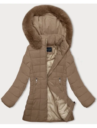 Dámska zimná prešívaná bunda J Style beige (16M9119-62)