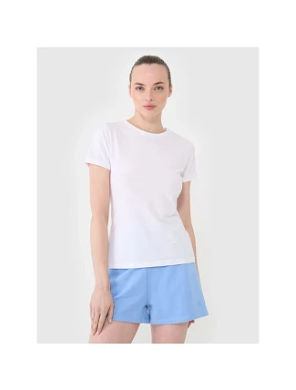 Dámske hladké tričko slim 4F 4FWMM00TTSHF2673-10S Dámske hladké tričko slim 4F 4FWMM00TTSHF2673-10S