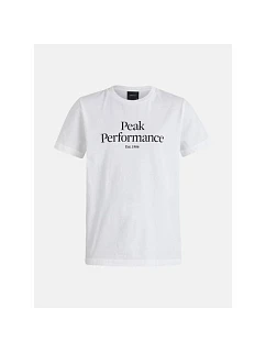 Tričko Peak Performance Jr Original Tee, biele
