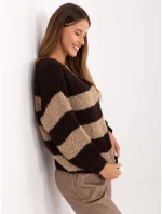 Jumper MI SW WK3031.22 tmavohnedý